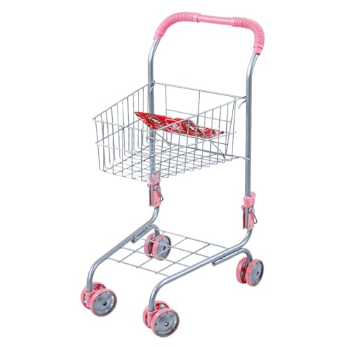EHJRE Einkaufswagen für Kinder, Supermarktwagen, Einfache Aufbewahrung, Lernspielzeug, Lebensmitteleinkaufswagen, Spielzeug Einkaufswagen für Kleinkinder von EHJRE