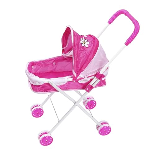 EHJRE Faltbarer Puppenwagen, Valentinstagsgeschenke für Kinder, Rollenspiele, Pädagogisches Mädchen, Geschenkwagen, Spielzeug, Mini Kinderwagen, Stil A EHJRE Faltbarer Puppenwagen, Valentinstagsgeschenke für Kinder, Rollenspiele, Pädagogisches Mädchen, Geschenkwagen, Spielzeug, Mini Kinderwagen, Stil A von EHJRE