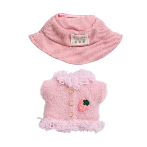 EHJRE Gefüllte Puppenkleidung Mädchenpuppen Hosen Outfit für Kinder Mode Rollenspiel DIY Machen Sie Ihre Eigene Puppenjacke für 15 cm Große Puppen, Rosa EHJRE Gefüllte Puppenkleidung Mädchenpuppen Hosen Outfit für Kinder Mode Rollenspiel DIY Machen Sie Ihre Eigene Puppenjacke für 15 cm Große Puppen, Rosa von EHJRE