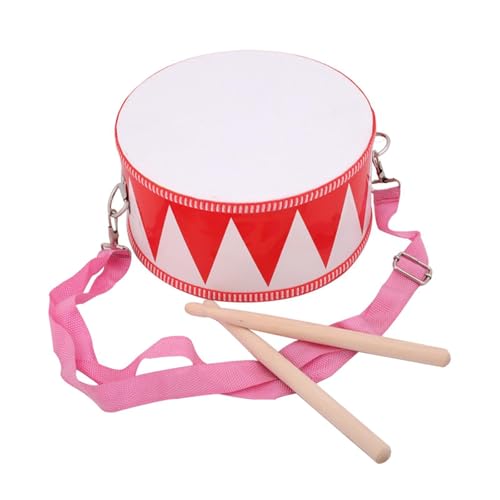 EHJRE Handtrommel, Vielseitig Einsetzbar, Praktisch, Leicht, Geburtstagsgeschenke, Musikinstrument mit Trommelstock für Quadratische Jongliertanz Kinder, Rot EHJRE Handtrommel, Vielseitig Einsetzbar, Praktisch, Leicht, Geburtstagsgeschenke, Musikinstrument mit Trommelstock für Quadratische Jongliertanz Kinder, Rot von EHJRE