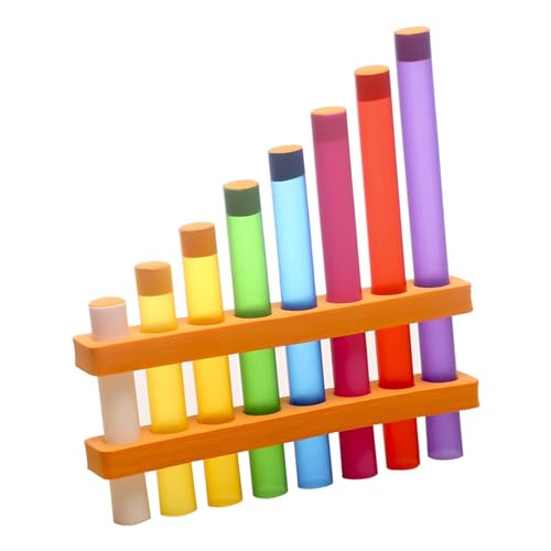 EHJRE Hausgemachter Pan Flöte Musikinstrument Panpipe Spielzeug Kleine Erfindungen Homeschool Wissenschaft Experiment Zum Entwicklungsspielzeug Geburtstag von EHJRE