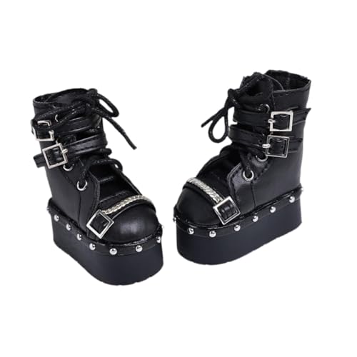 EHJRE High-Top-Stiefel im Maßstab 1/4, Puppenkostüm-Zubehör, DIY, stilvolle Puppendekoration, Damenschuhe, weibliche Modellschuhe, für 18-Zoll-Figuren EHJRE High-Top-Stiefel im Maßstab 1/4, Puppenkostüm-Zubehör, DIY, stilvolle Puppendekoration, Damenschuhe, weibliche Modellschuhe, für 18-Zoll-Figuren von EHJRE
