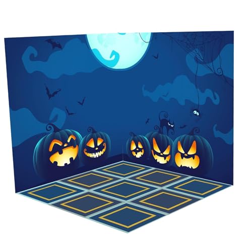 EHJRE Hintergrundszene Im Maßstab 1:6, Hintergrundsimulation, Szenensammlung, Fototafel Layout, Szenenanzeige, Halloween von EHJRE
