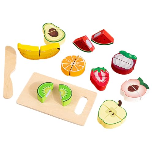 EHJRE Hölzernes Schneidspielzeug Zum Spielen, Essensspielzeug, Vorschule, Gemeinsames Spielzeug, Holzschneidespielzeug, Lernpuzzle, Lebensmittelspielzeug Fü, Frucht EHJRE Hölzernes Schneidspielzeug Zum Spielen, Essensspielzeug, Vorschule, Gemeinsames Spielzeug, Holzschneidespielzeug, Lernpuzzle, Lebensmittelspielzeug Fü, Frucht von EHJRE
