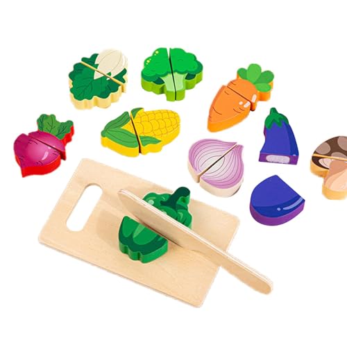 EHJRE Hölzernes Schneidspielzeug Zum Spielen, Essensspielzeug, Vorschule, Gemeinsames Spielzeug, Holzschneidespielzeug, Lernpuzzle, Lebensmittelspielzeug Fü, Gemüse EHJRE Hölzernes Schneidspielzeug Zum Spielen, Essensspielzeug, Vorschule, Gemeinsames Spielzeug, Holzschneidespielzeug, Lernpuzzle, Lebensmittelspielzeug Fü, Gemüse von EHJRE