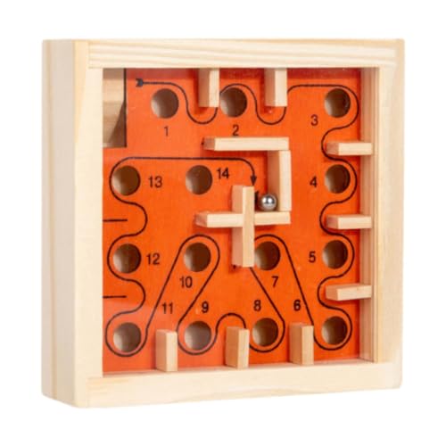 EHJRE Holz Brettspiel Balance Lernspielzeug Spielzeug Denksport Puzzle Als Geburtstagsgeschenk für Jungen Und Mädchen Ab 3 Jahren, Orange EHJRE Holz Brettspiel Balance Lernspielzeug Spielzeug Denksport Puzzle Als Geburtstagsgeschenk für Jungen Und Mädchen Ab 3 Jahren, Orange von EHJRE
