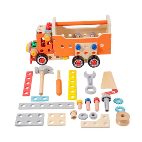 EHJRE Holzspielzeug Werkzeugkasten Weihnachtsgeburtstagsgeschenke Holzbausatz für Kinder EHJRE Holzspielzeug Werkzeugkasten Weihnachtsgeburtstagsgeschenke Holzbausatz für Kinder von EHJRE