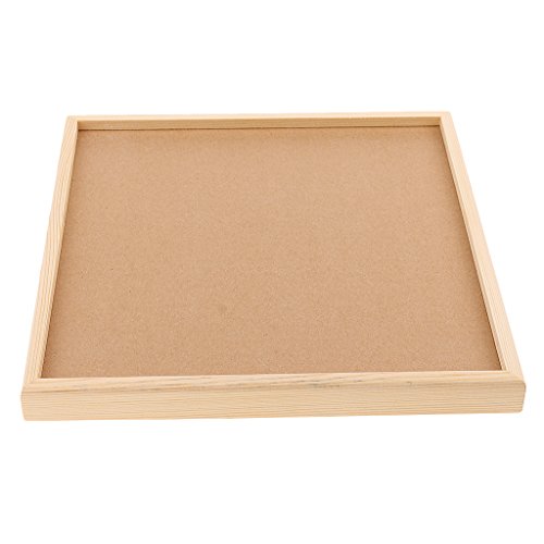 EHJRE Holztablett für Diorama Architektur Bausatz, 210x210mm von EHJRE