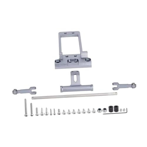 EHJRE Hydraulisches Lenkgelenk Und Bta Servohalterungsset, RC Auto Reparatursatz, Leichte RC Crawler DIY Teile für 1/10 RC Crawler, Titan von EHJRE