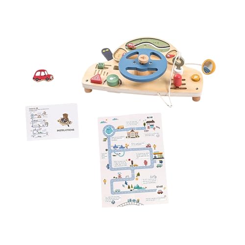 EHJRE Kinder Beschäftigt Bord Pädagogisches Pretend Spielen Spielzeug Lenkrad Beschäftigt Sinnes Spielzeug für Kinder Kleinkinder Urlaub Geschenk von EHJRE