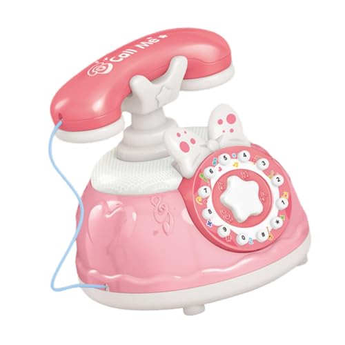 EHJRE Kindertelefonspielzeug, Prinzessinnentelefon, Feinmotorik, Rollenspiel, Telefonspielzeug, Spielzeugtelefon für Kinder, Rollenspielzeug für Kinder Ab 3, Rosa EHJRE Kindertelefonspielzeug, Prinzessinnentelefon, Feinmotorik, Rollenspiel, Telefonspielzeug, Spielzeugtelefon für Kinder, Rollenspielzeug für Kinder Ab 3, Rosa von EHJRE