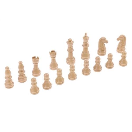EHJRE Klassisches 48 Teiliges Schachspiel Aus in Neutralen Tönen, Beige, 3 STK. EHJRE Klassisches 48 Teiliges Schachspiel Aus in Neutralen Tönen, Beige, 3 STK. von EHJRE