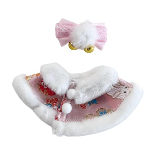 EHJRE Mädchen Puppenumhang Zum Sammeln, Puppenkleidung, Bezaubernd, Weich, Stilvoll, Foto Requisiten, Puppenoutifit, Festlicher Puppenumhang für 15 cm Große, Rosa EHJRE Mädchen Puppenumhang Zum Sammeln, Puppenkleidung, Bezaubernd, Weich, Stilvoll, Foto Requisiten, Puppenoutifit, Festlicher Puppenumhang für 15 cm Große, Rosa von EHJRE
