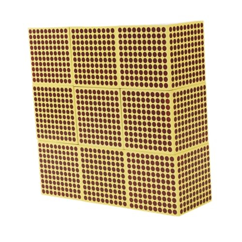 EHJRE Mathematikspielzeug für Kinder, Holz Dezimalspiel, Lernmaterial für Vorschulkinder, 9 Stück von EHJRE