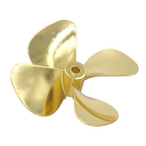 EHJRE Metallpropeller für RC Boote, 4 Hochfeste 4 Mm Wellen Aus Zinklegierung für RC Modellbootteile, Einfach zu Installierende Ersatzteilreparatur, 60 Mm Positiv EHJRE Metallpropeller für RC Boote, 4 Hochfeste 4 Mm Wellen Aus Zinklegierung für RC Modellbootteile, Einfach zu Installierende Ersatzteilreparatur, 60 Mm Positiv von EHJRE