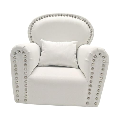 EHJRE Neugeborenen Fotografie Sofa, Kleines Sofa für Neugeborene mit Kissen, Dekoration, Multifunktionales Zubehör, Säuglings Baby Requisiten Stuhl, Weiß EHJRE Neugeborenen Fotografie Sofa, Kleines Sofa für Neugeborene mit Kissen, Dekoration, Multifunktionales Zubehör, Säuglings Baby Requisiten Stuhl, Weiß von EHJRE