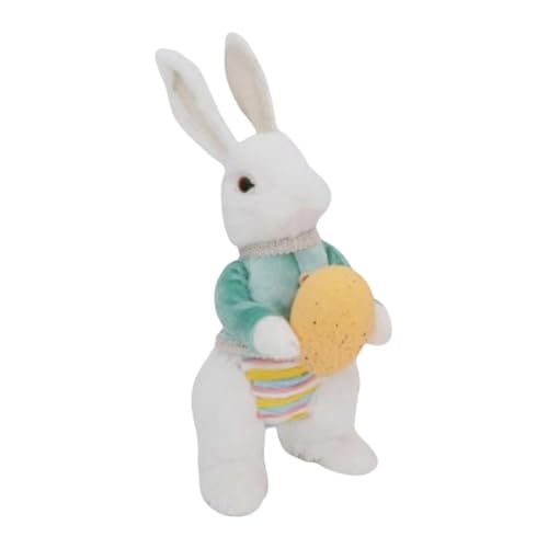 EHJRE Osterhasen Dekoration, Plüschtier, Stofftier, Osterdekoration, Plüschpuppe, Tischdekoration für Schrank, Zuhause, Bücherregal, Regal, Style A EHJRE Osterhasen Dekoration, Plüschtier, Stofftier, Osterdekoration, Plüschpuppe, Tischdekoration für Schrank, Zuhause, Bücherregal, Regal, Style A von EHJRE