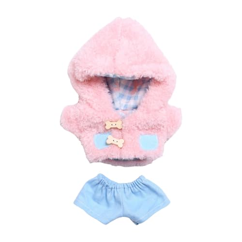 EHJRE Plüsch Puppenkleidung, Puppenkleidung, Weich, Modisch, Foto Requisiten für Kinder, Süße Geschenke, Anhänger, Puppen Outfits, Kostüme für 6,69 Zoll Pup, Rosa EHJRE Plüsch Puppenkleidung, Puppenkleidung, Weich, Modisch, Foto Requisiten für Kinder, Süße Geschenke, Anhänger, Puppen Outfits, Kostüme für 6,69 Zoll Pup, Rosa von EHJRE