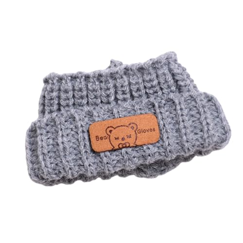 EHJRE Plüsch Puppenmütze, Puppenzubehör, Rollenspiel, Basteln Sie Ihre Eigenen Puppen, Cartoon Foto Requisiten, Anziehpuppen Strickmütze für 17 cm Große Pup, Grau EHJRE Plüsch Puppenmütze, Puppenzubehör, Rollenspiel, Basteln Sie Ihre Eigenen Puppen, Cartoon Foto Requisiten, Anziehpuppen Strickmütze für 17 cm Große Pup, Grau von EHJRE