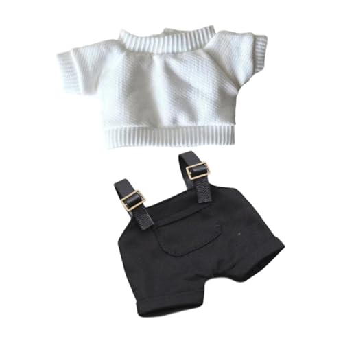 EHJRE Plüschpuppenkleidung für 15 cm Puppe, Puppenkleidung Bequeme DIY Doll Gesamtspielzeugkleidung Accessoires für Anhängerpuppe, Stil f von EHJRE
