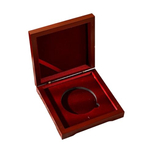 EHJRE Präsentationsbox für, Medaillenbox, Sammelbox, Medaillenetui Aus Holz Zur Präsentation, Herausforderung, Medaille, 10x10x3.2 cm von EHJRE