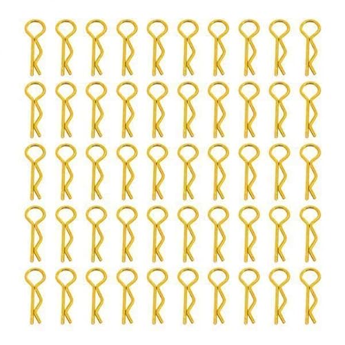 EHJRE Premium 1/10 RC Car Karosserieklammern Set Universal Passform, Gold, 5 STK. von EHJRE