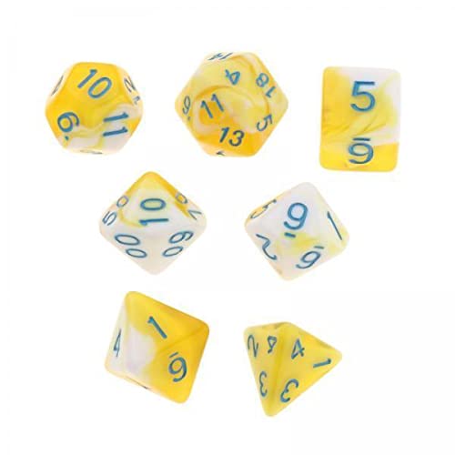 EHJRE Premium Set Mehrseitiger Würfel für Tabletop Spiele – Leuchtende Farben, 6 STK. EHJRE Premium Set Mehrseitiger Würfel für Tabletop Spiele – Leuchtende Farben, 6 STK. von EHJRE