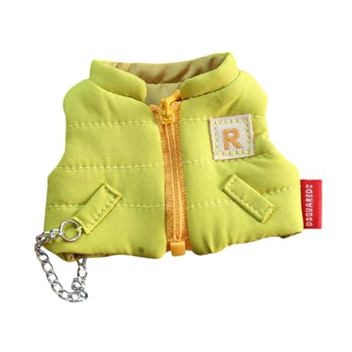 EHJRE Puppen Weste Aus Baumwolle, Outfits, Zubehör, Miniatur Kleidung, Kostüm für 10–15 cm Große Mädchenpuppen, Geburtstagsgeschenke, Erntedankgeschenke, Gelb EHJRE Puppen Weste Aus Baumwolle, Outfits, Zubehör, Miniatur Kleidung, Kostüm für 10–15 cm Große Mädchenpuppen, Geburtstagsgeschenke, Erntedankgeschenke, Gelb von EHJRE
