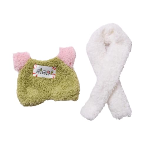 EHJRE Puppenanzug für 15–17 cm große Puppen, Kostümzubehör für Halloween und Neujahr, GrÜn EHJRE Puppenanzug für 15–17 cm große Puppen, Kostümzubehör für Halloween und Neujahr, GrÜn von EHJRE