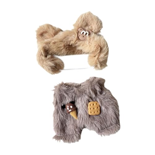 EHJRE Puppenkleidung, Strampler, Anhänger, Puppen Outfits, Bequem, Modisch, DIY Puppenspielzeug für Kinder, Geschenke, Niedliche Kostüme, Zum Verkleiden für, Braun EHJRE Puppenkleidung, Strampler, Anhänger, Puppen Outfits, Bequem, Modisch, DIY Puppenspielzeug für Kinder, Geschenke, Niedliche Kostüme, Zum Verkleiden für, Braun von EHJRE