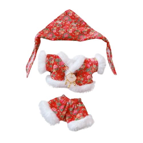 EHJRE Puppenkleidung Aus Baumwolle, Oberteil Und Hose, Puppenkleidung, Kostüm Zum Selbermachen Ihrer Puppe, Wintermantel, Hose, Anzieh Outfit für 17 cm, mit Schal EHJRE Puppenkleidung Aus Baumwolle, Oberteil Und Hose, Puppenkleidung, Kostüm Zum Selbermachen Ihrer Puppe, Wintermantel, Hose, Anzieh Outfit für 17 cm, mit Schal von EHJRE