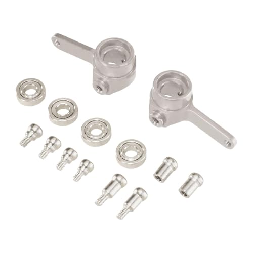 EHJRE RC Auto Front Steering Cup Ersatzteile Stabil /28 RC Front Arm für K989 284131 284161 284010 K969 K979, Silber von EHJRE