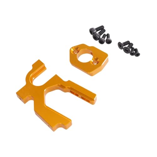 EHJRE RC Auto Motorstützteile mit Festen Sitzschrauben für 1/12 124019 RC Fahrzeuge, Gold von EHJRE