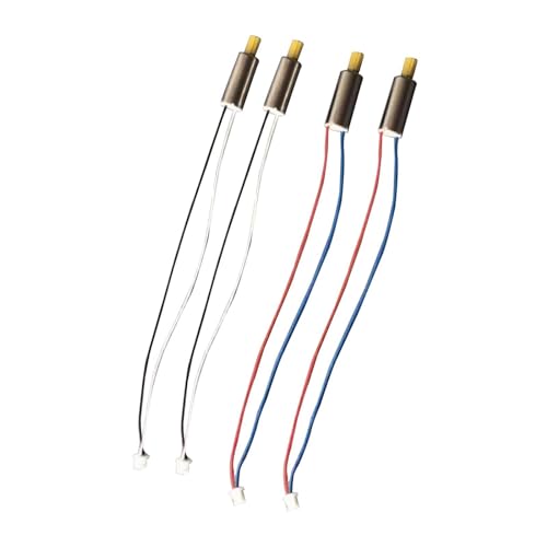 EHJRE RC Drohnenmotor, Positiv Negativ Motor, Metall, DIY Zubehör, CW CCW Motorersatz für E99 Flugzeugzubehör, RC Quadcopter, 4 Stück von EHJRE