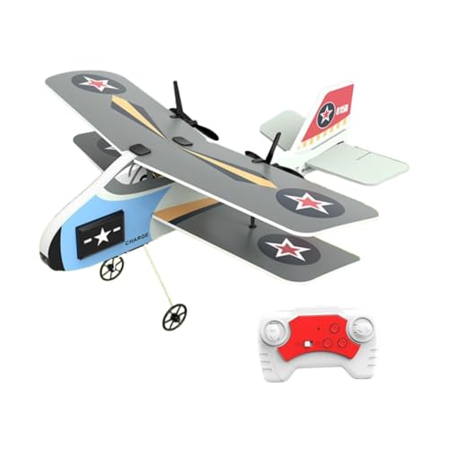 EHJRE RC Flugzeug 2 Kanal Segelflugzeug Starrflügelflugzeug für Anfänger Jungen Geburtstagsgeschenke, Grau EHJRE RC Flugzeug 2 Kanal Segelflugzeug Starrflügelflugzeug für Anfänger Jungen Geburtstagsgeschenke, Grau von EHJRE