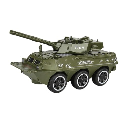 EHJRE Reibungsantrieb Auto für Kinder, gepanzertes Tankspielzeug aus Zink-Legierung, B von EHJRE