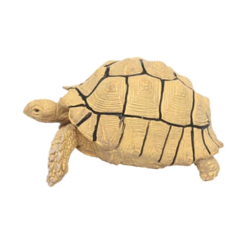 EHJRE Schildkrötenfigur, Schildkrötenmodell, Spielzeug, kleine Schildkrötenfigur, Schildkrötenfigur, Skulptur für Schlafzimmer, Beige von EHJRE