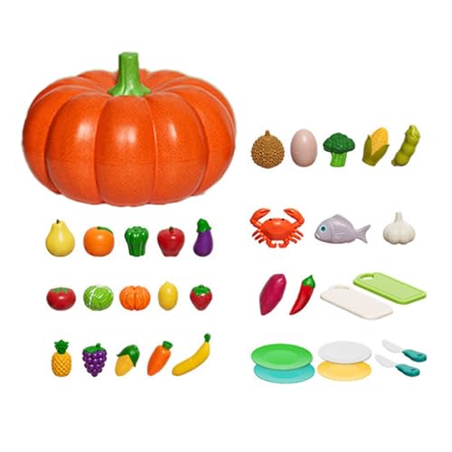 EHJRE Schneiden von Obst Und Gemüse, Spielzeugküche, Spiel Essensset mit EHJRE Schneiden von Obst Und Gemüse, Spielzeugküche, Spiel Essensset mit von EHJRE