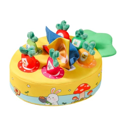 EHJRE Sensorisches Nachziehspielzeug für Kleinkinder, Taschentuchbox, Karottenmatte, Kreatives Frühlernspielzeug Zum Erlernen von Zahlen, Weihnac EHJRE Sensorisches Nachziehspielzeug für Kleinkinder, Taschentuchbox, Karottenmatte, Kreatives Frühlernspielzeug Zum Erlernen von Zahlen, Weihnac von EHJRE