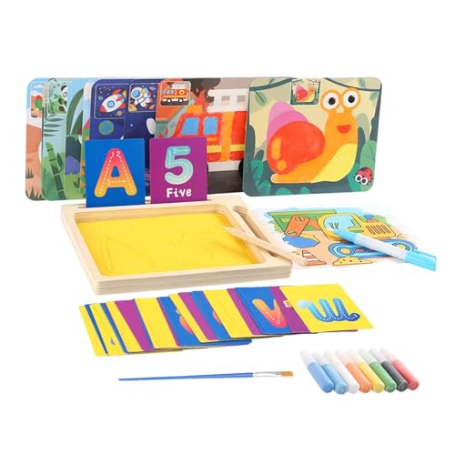 EHJRE Wasser Und Sandkunstmalerei Kit DIY Bastelmittel für Die Vorschule Im Klassenzimmer Urlaub von EHJRE