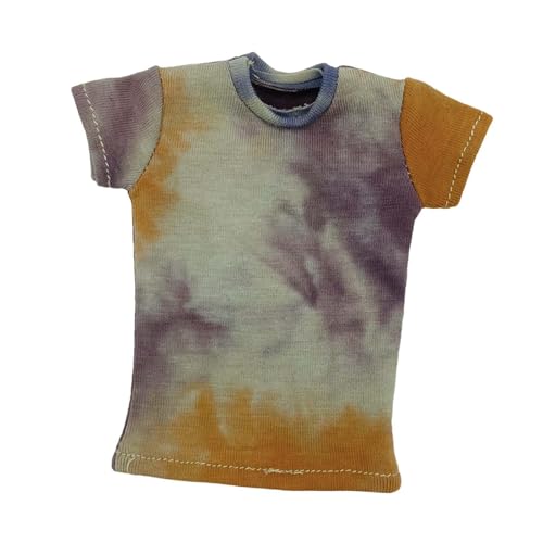 EHJRE Weibliche Actionfiguren Weiblicher Actionfiguren 1/6 T Shirt Shirt Einfach zu Bedienen, Lebensszene, DIY Geschenk, Modezuhörer Accessories of Acc, Orange EHJRE Weibliche Actionfiguren Weiblicher Actionfiguren 1/6 T Shirt Shirt Einfach zu Bedienen, Lebensszene, DIY Geschenk, Modezuhörer Accessories of Acc, Orange von EHJRE