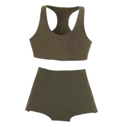 EHJRE Weibliches Actionfigur Outfit Im Maßstab 1/6 mit Sportweste Und Shorts, GrÜn EHJRE Weibliches Actionfigur Outfit Im Maßstab 1/6 mit Sportweste Und Shorts, GrÜn von EHJRE