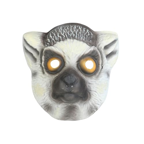 EHOTER Halloween Maske Cosplay Maskerade Maske Tiermaske Cosplay Zubehör Karneval Party Requisiten Halloween Horror Gruselig Dekoration für Party Festival Club (Hyänen) von EHOTER