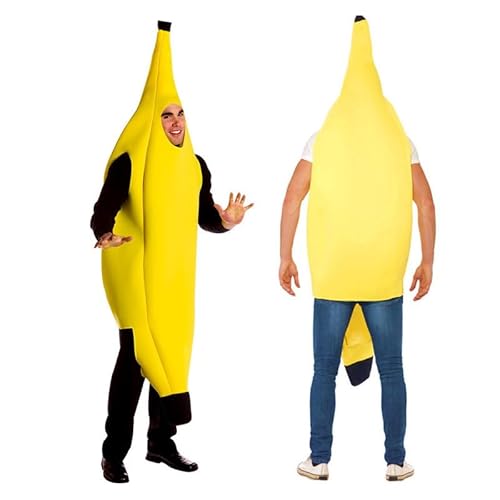 EHOTER Lustiges Bananen-Kostüm für Erwachsene, Outfit, Party, Festival, Cosplay, realistisches Bananenkostüm für Erwachsene, Halloween-Kostüm, Theaterspiele, Outdoor-Aktivitäten EHOTER Lustiges Bananen-Kostüm für Erwachsene, Outfit, Party, Festival, Cosplay, realistisches Bananenkostüm für Erwachsene, Halloween-Kostüm, Theaterspiele, Outdoor-Aktivitäten von EHOTER