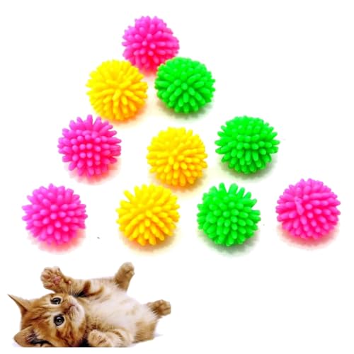 EHOTER Stachel-Massageball Igelball mit Noppen Myofasziale Bälle Faszienball für Massage-Muskel Kaubälle Bunte Katzenbälle Weiche Stichbälle Interaktives Katzenspielzeug EHOTER Stachel-Massageball Igelball mit Noppen Myofasziale Bälle Faszienball für Massage-Muskel Kaubälle Bunte Katzenbälle Weiche Stichbälle Interaktives Katzenspielzeug von EHOTER
