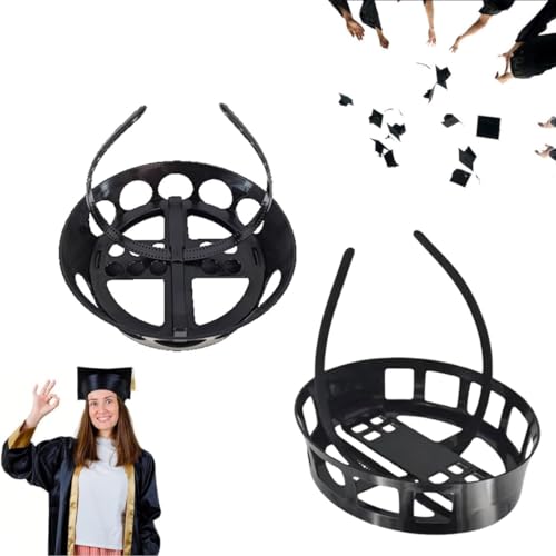 EHOTER Verstellbarer Huthalter für Abschlusskappe, Kopfband, 2024, sichern Sie Ihre Abschlusskappe und Ihre Frisur, verstellbarer Abschlusshuthalter (A2+B2) von EHOTER