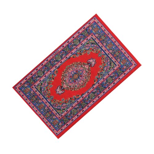 EHZBRCN Dollhouses Bodendekoratives Teppich Traditioneller Türkischer Stil Teppich Funishing Accessoires Für Realistische Modellszene Display EHZBRCN Dollhouses Bodendekoratives Teppich Traditioneller Türkischer Stil Teppich Funishing Accessoires Für Realistische Modellszene Display von EHZBRCN