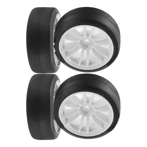 EHZBRCN Fernbedienungsauto Beadlock Geländereifen Für 1/10 Skala Fernbedienung CRAWRERS CAR Easy Installieren Sie Crawler Zubehör Fernbedienungssteuerschock Absorbing Rad Zubehör von EHZBRCN
