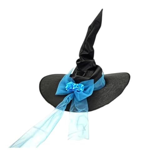 EHZBRCN Halloween Witch Leuchten Bowknot Wizard Caps Großer Schwarzer Hexenhut Für Halloween Party Decor Cosplay Kostüme EHZBRCN Halloween Witch Leuchten Bowknot Wizard Caps Großer Schwarzer Hexenhut Für Halloween Party Decor Cosplay Kostüme von EHZBRCN
