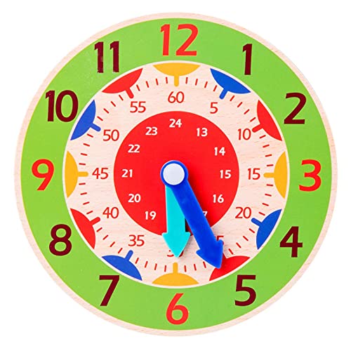 EHZBRCN Holzunterrichtsuhr Spielzeug Pädagogische Uhr Lernen Requisiten 12 Hirnentwicklung Spielzeug Für Zeitkognitiv EHZBRCN Holzunterrichtsuhr Spielzeug Pädagogische Uhr Lernen Requisiten 12 Hirnentwicklung Spielzeug Für Zeitkognitiv von EHZBRCN